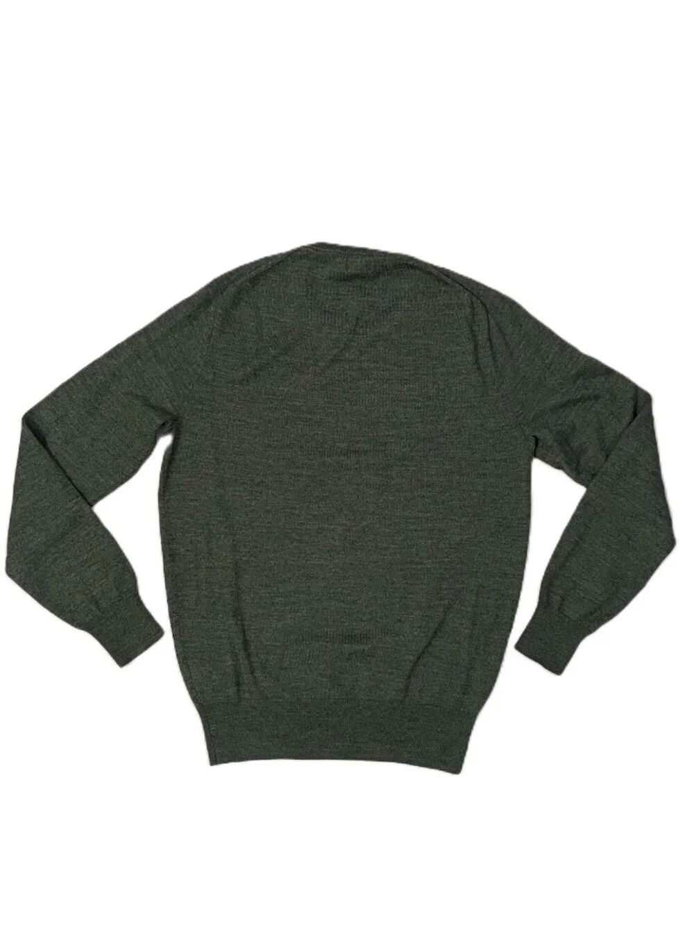J.Crew Sweater Mens Small Wool Blend Pullover Green Lightweight Breathable AP638